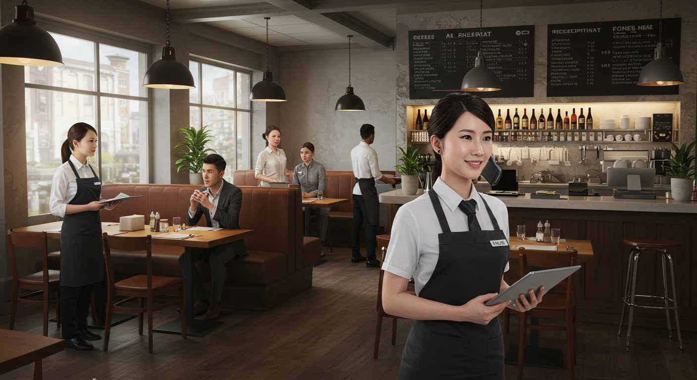 AI restaurant receptionist vs traditional phone answering services
